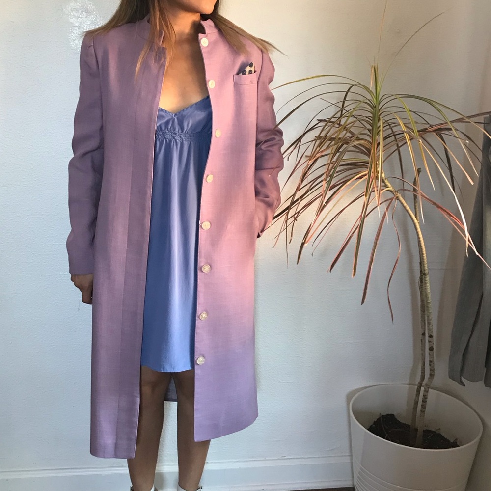 Peabody house vintage linen coat dress size 3/4